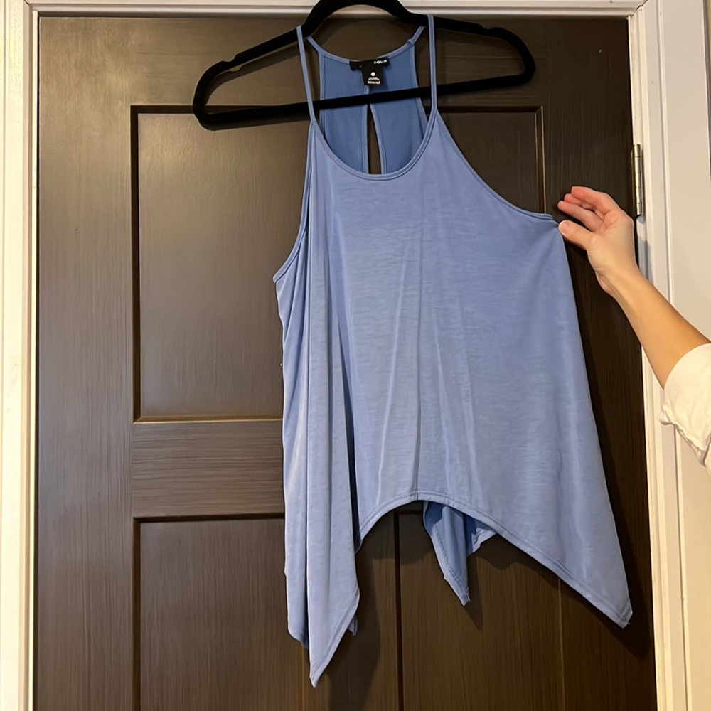 Aqua Razorback handkerchief Cami